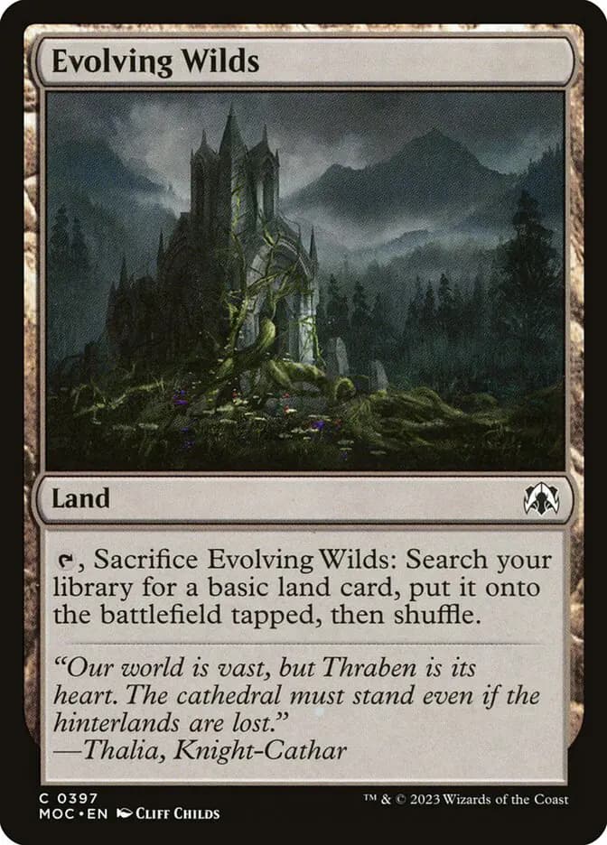 Card image of Evolving Wilds