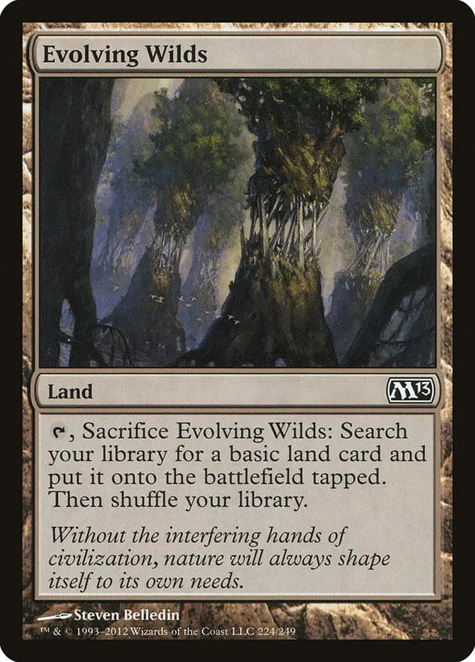 Card image of Evolving Wilds