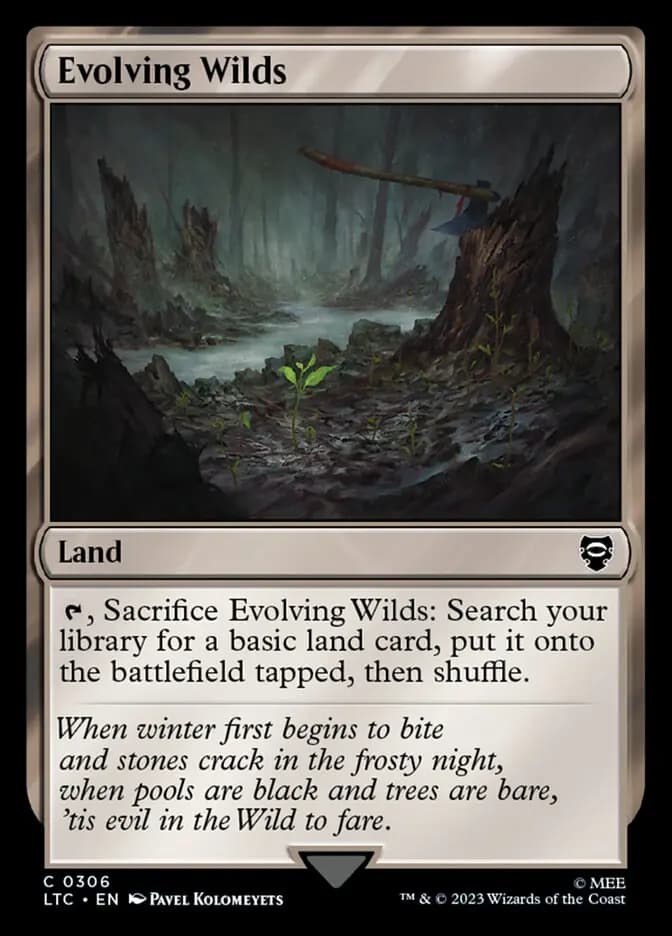 Card image of Evolving Wilds