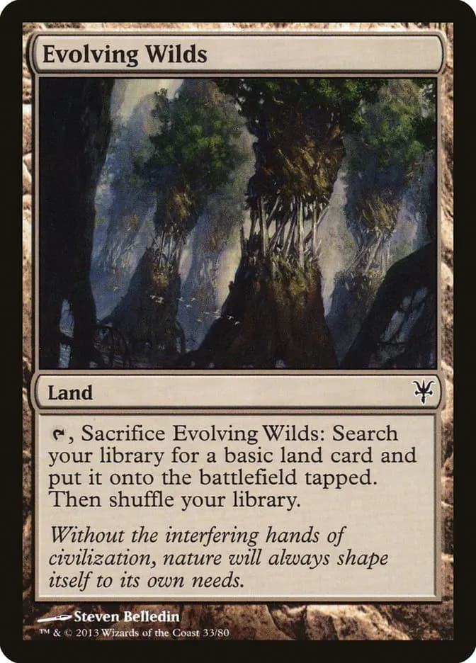 Card image of Evolving Wilds