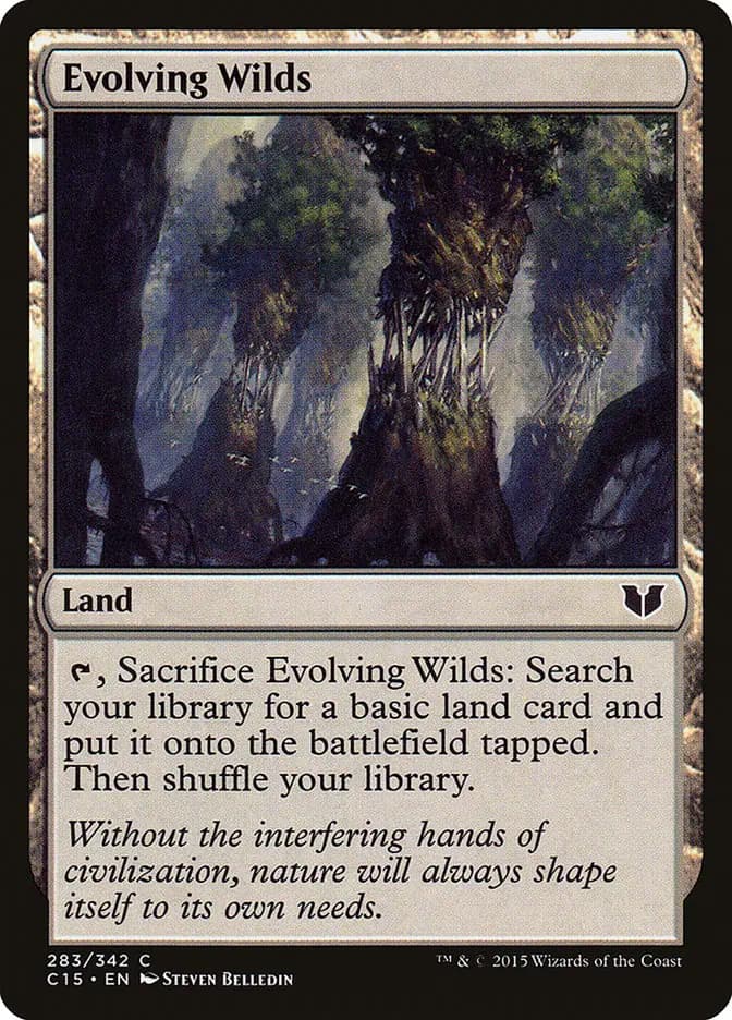 Card image of Evolving Wilds