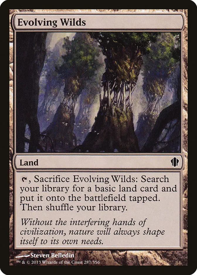 Card image of Evolving Wilds