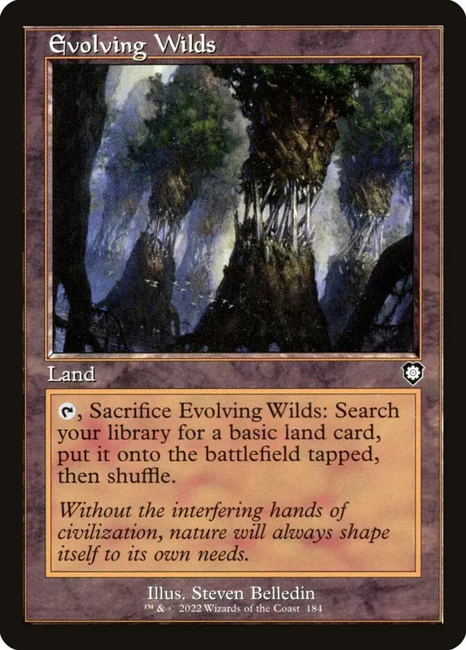 Card image of Evolving Wilds