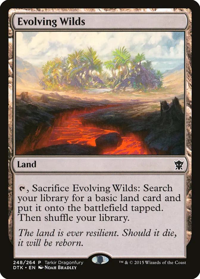 Card image of Evolving Wilds