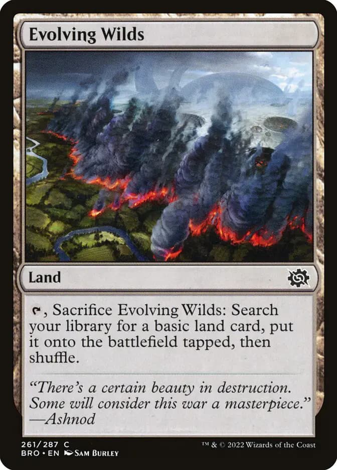 Card image of Evolving Wilds
