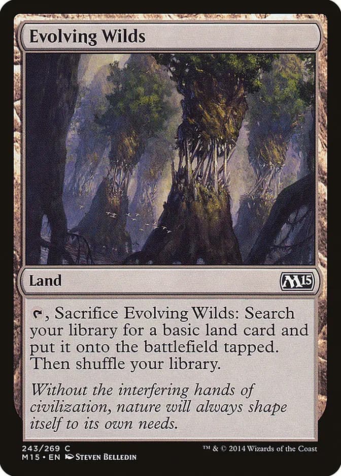 Card image of Evolving Wilds