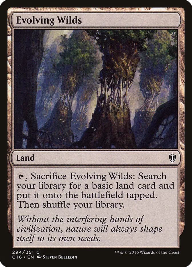Card image of Evolving Wilds