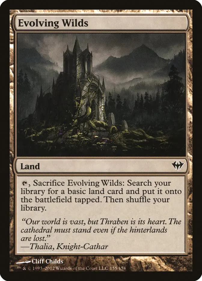 Card image of Evolving Wilds