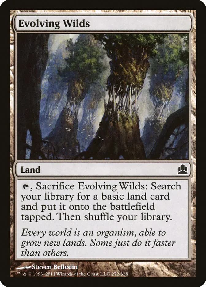 Card image of Evolving Wilds