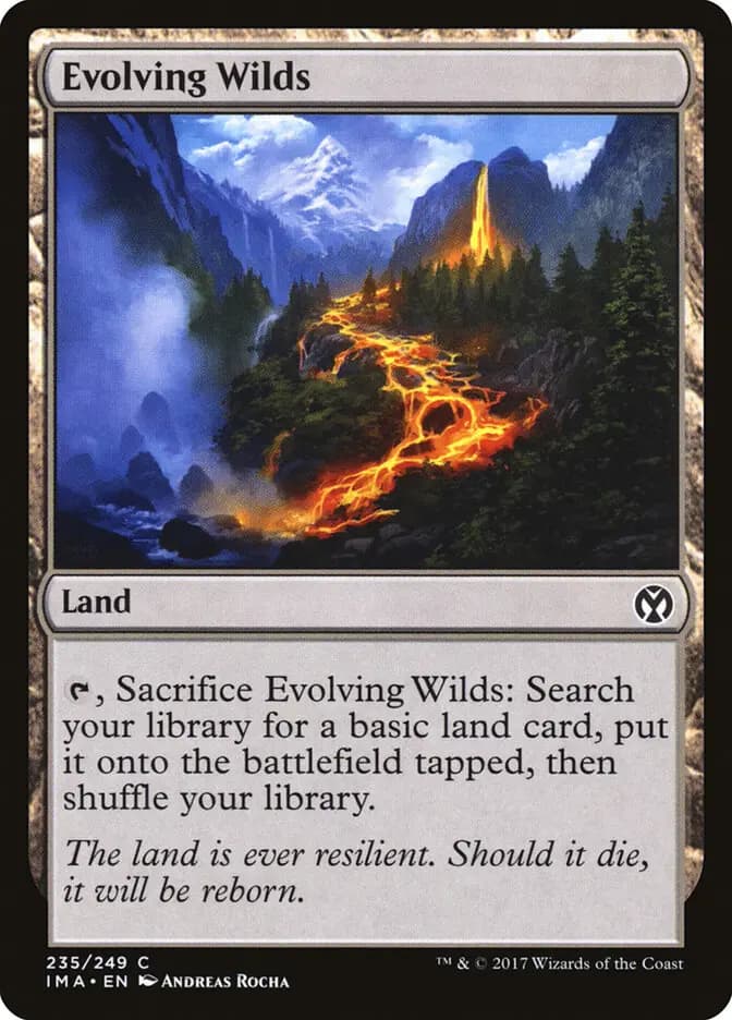 Card image of Evolving Wilds