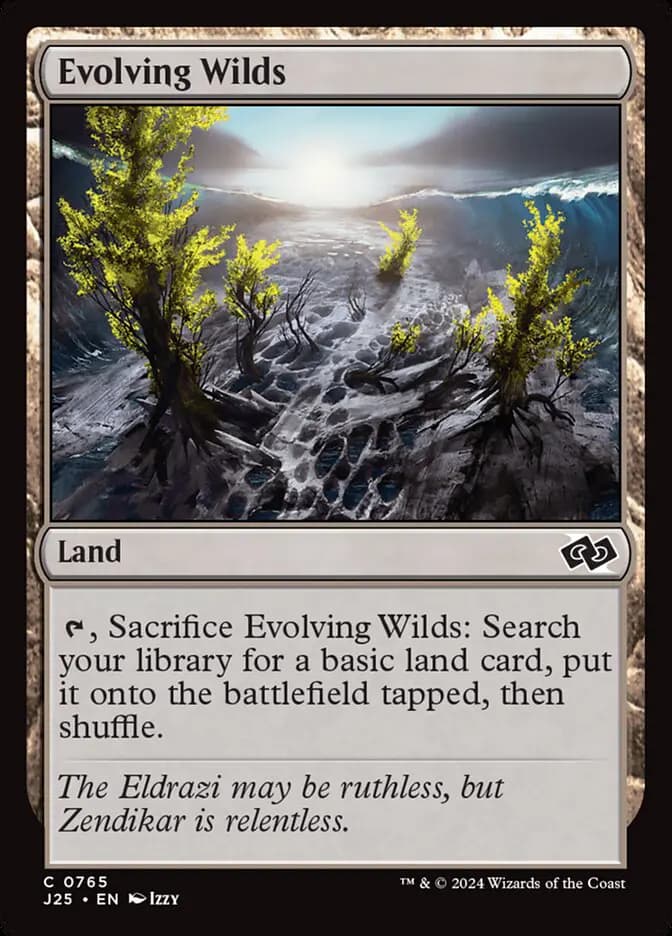 Card image of Evolving Wilds