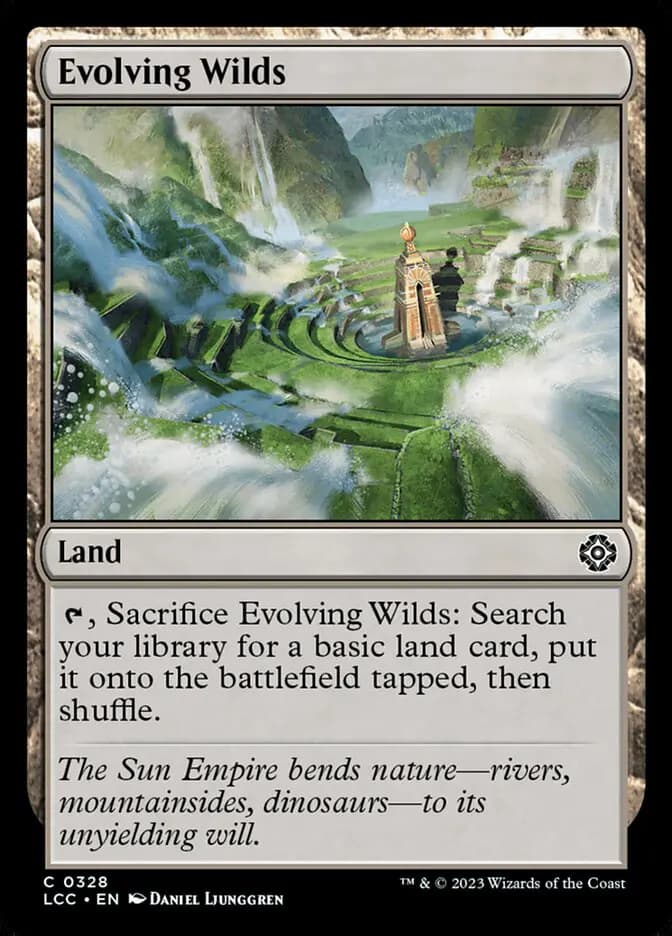 Card image of Evolving Wilds