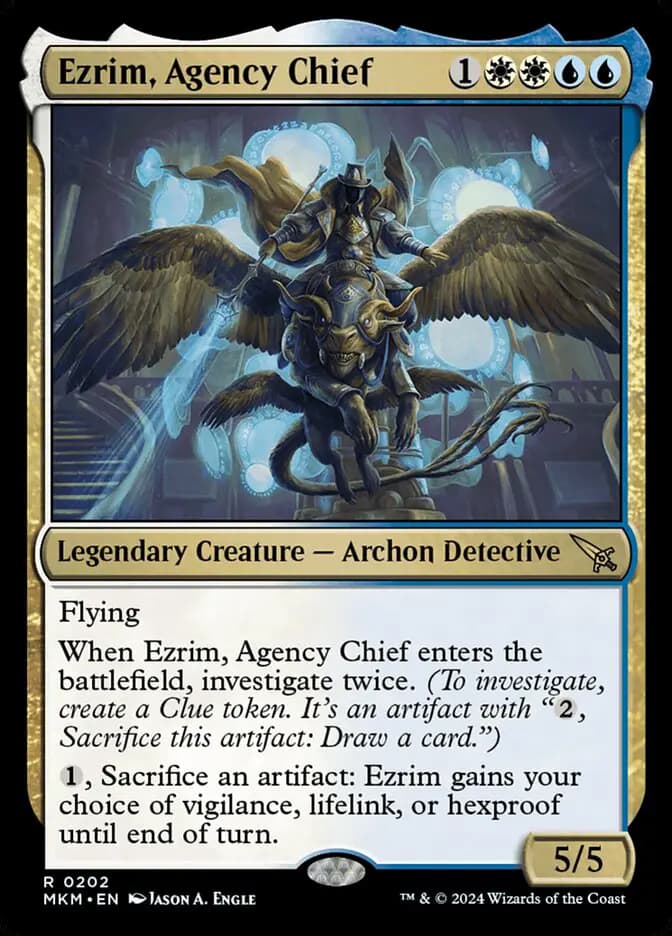 Card image of Ezrim, Agency Chief
