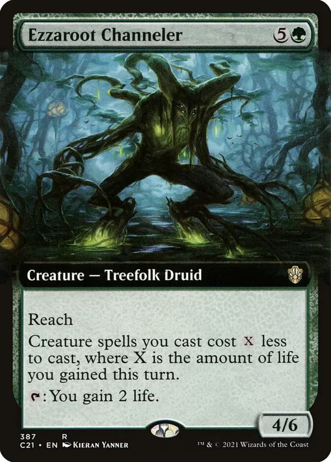 Card image of Ezzaroot Channeler