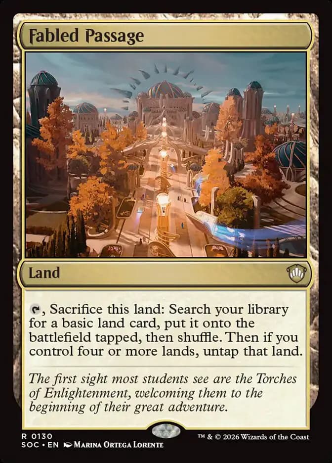 Card image of Fabled Passage
