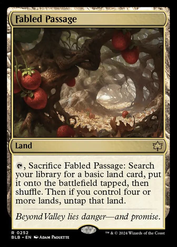 Card image of Fabled Passage