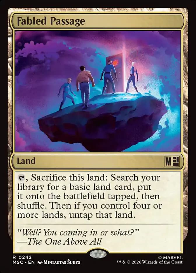 Card image of Fabled Passage