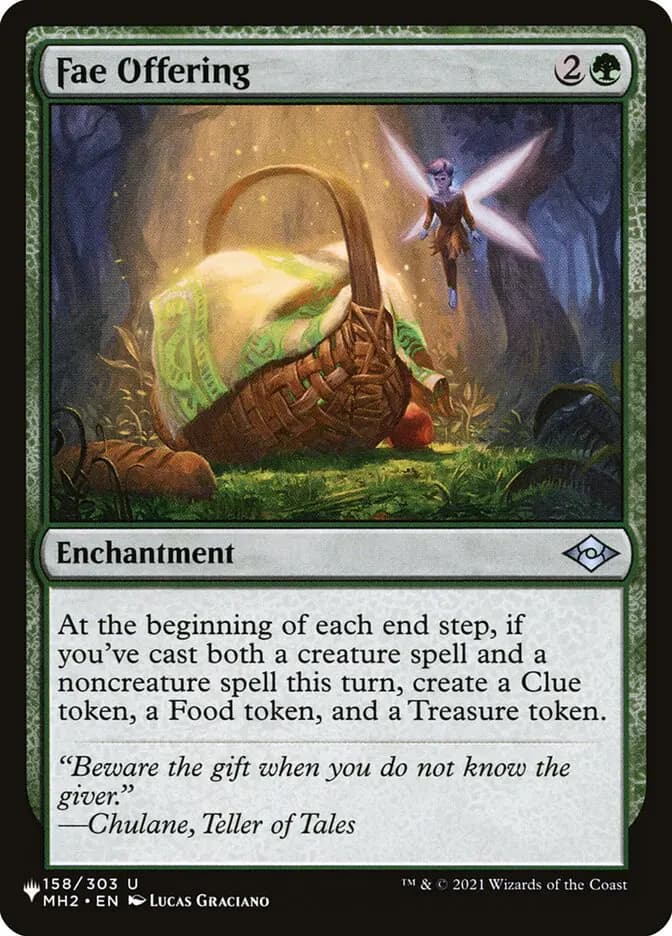 Card image of Fae Offering