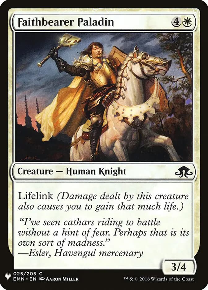 Card image of Faithbearer Paladin