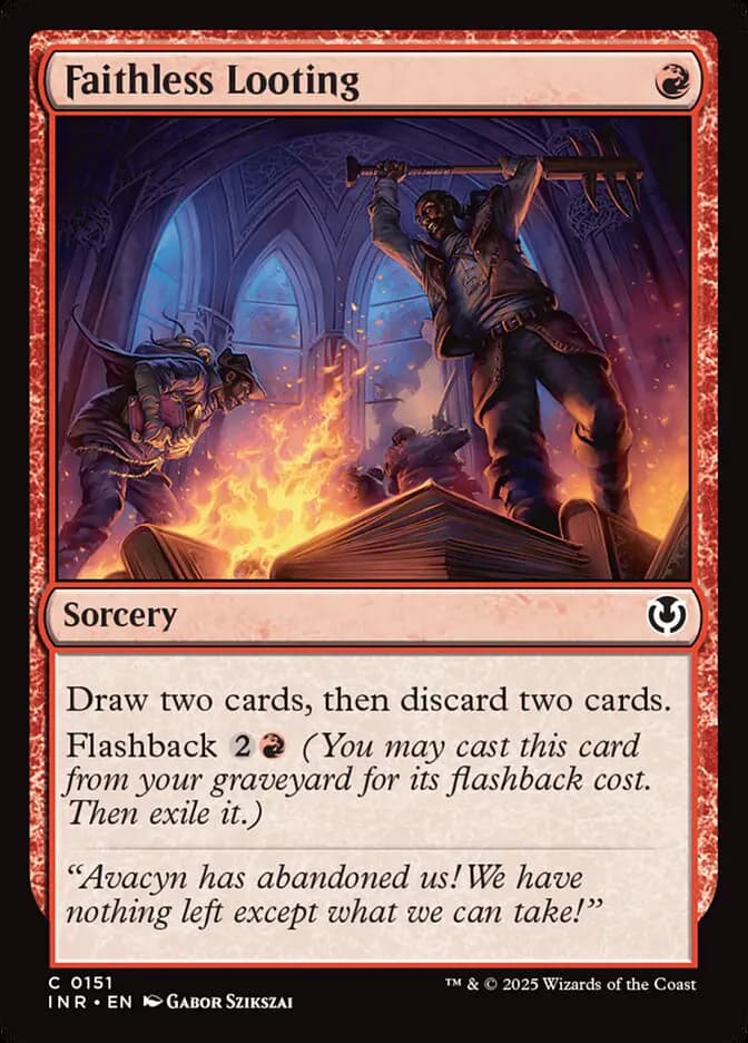 Card image of Faithless Looting