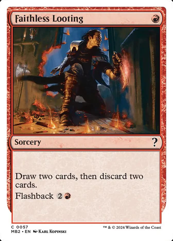 Card image of Faithless Looting
