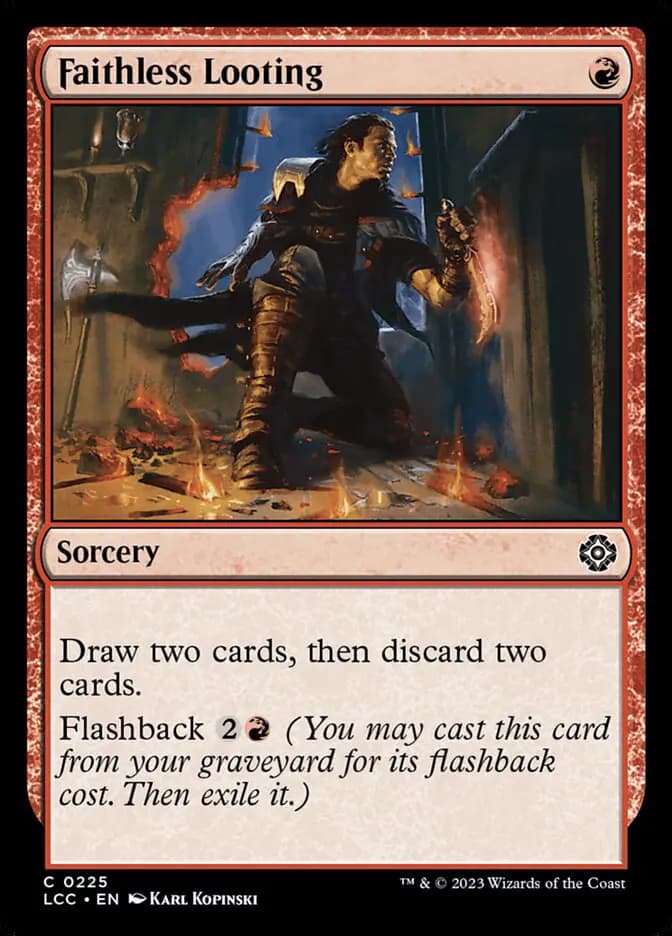 Card image of Faithless Looting
