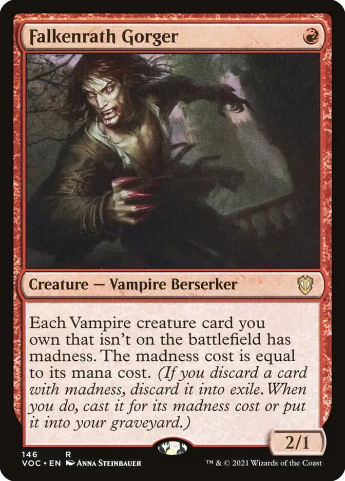 Card image of Falkenrath Gorger