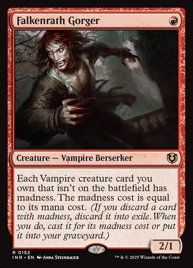 Card image of Falkenrath Gorger