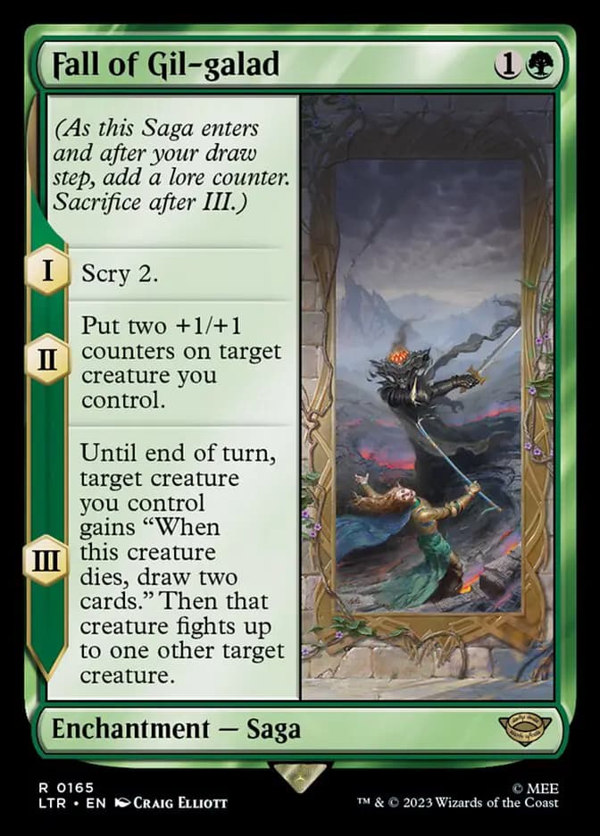 Card image of Fall of Gil-galad