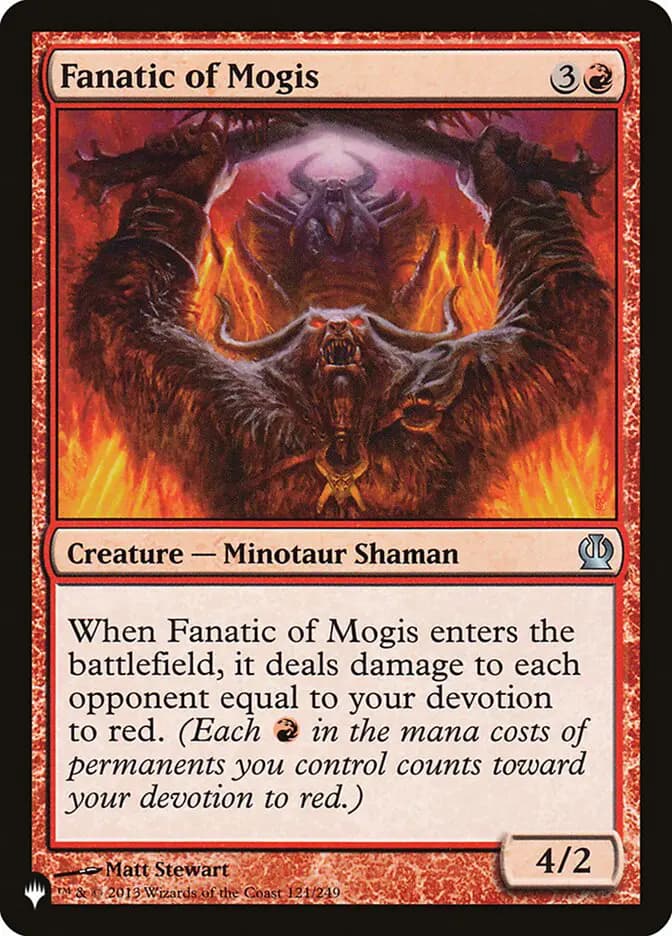 Card image of Fanatic of Mogis