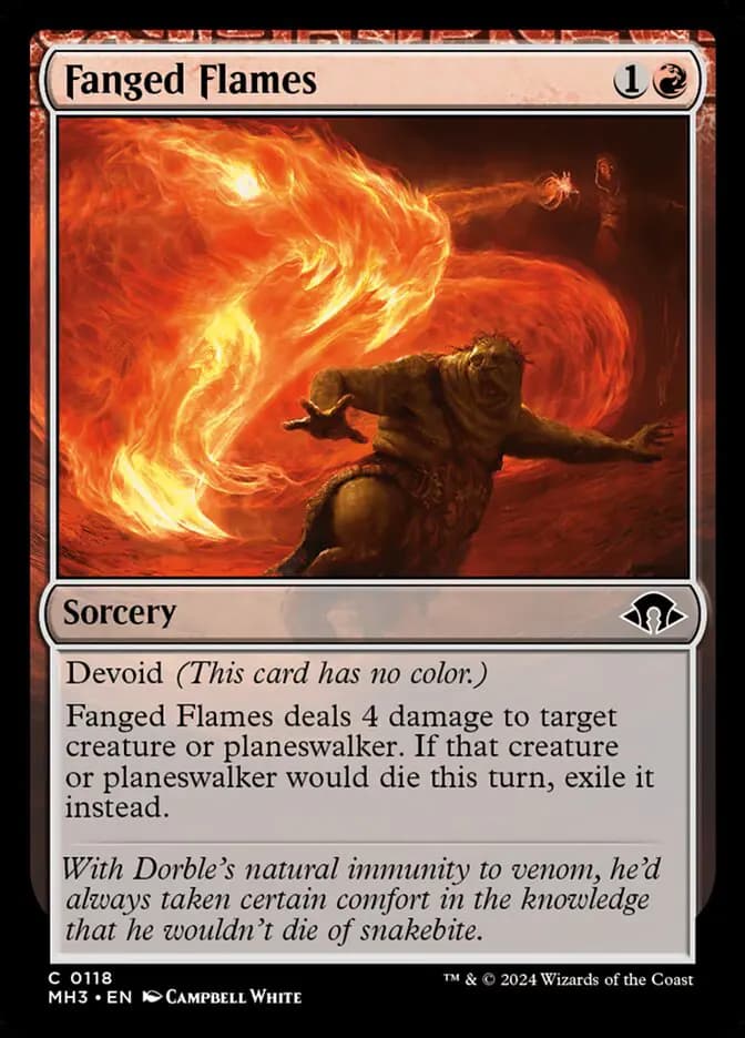 Card image of Fanged Flames