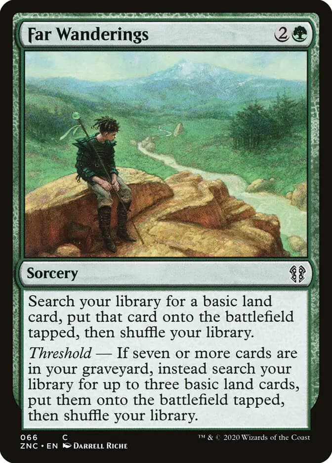 Card image of Far Wanderings