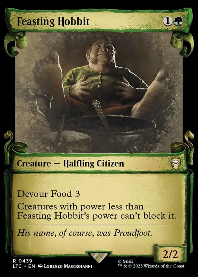 Card image of Feasting Hobbit