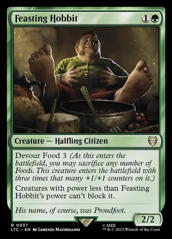 Card image of Feasting Hobbit