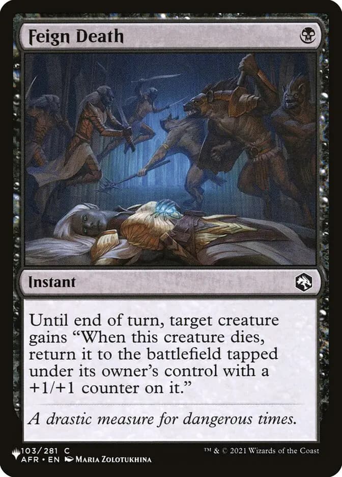 Card image of Feign Death
