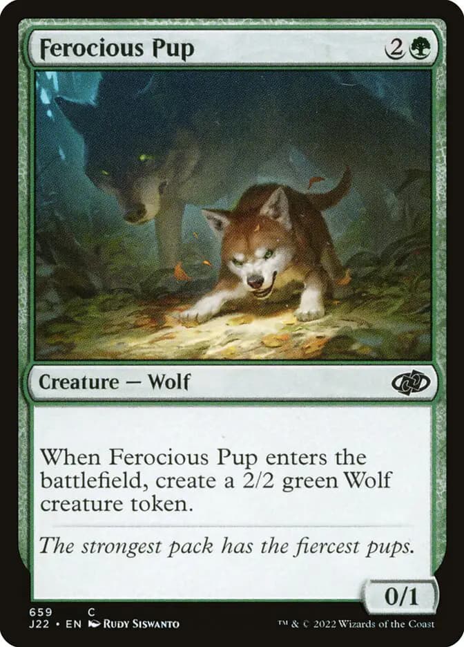 Card image of Ferocious Pup