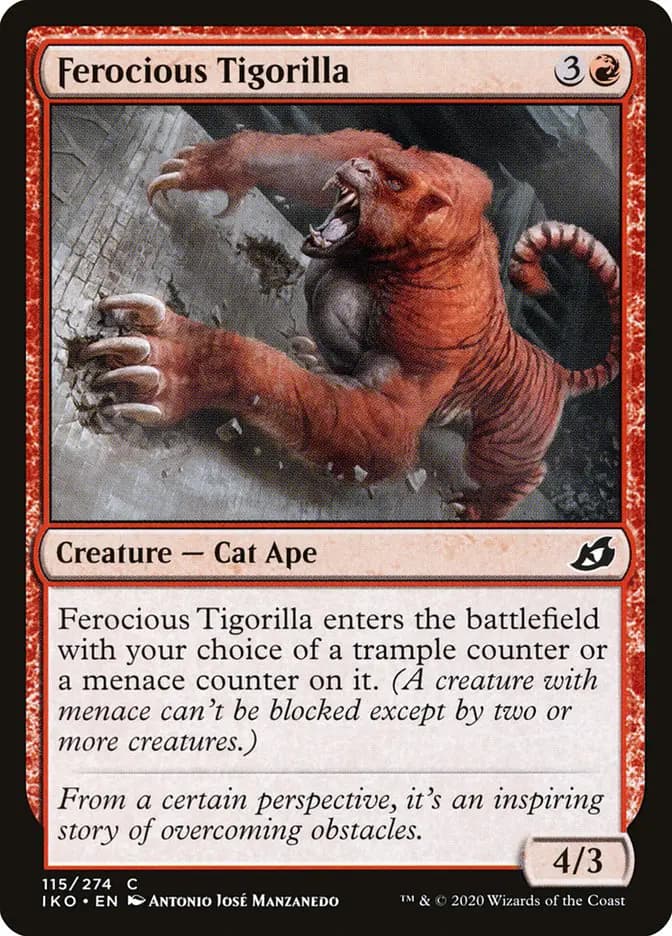 Card image of Ferocious Tigorilla
