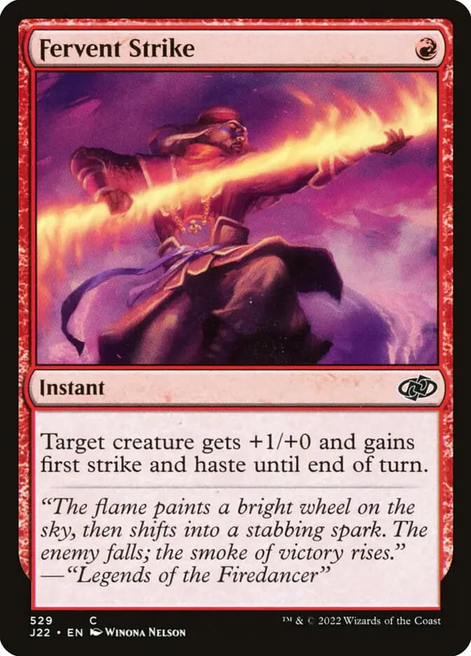 Card image of Fervent Strike