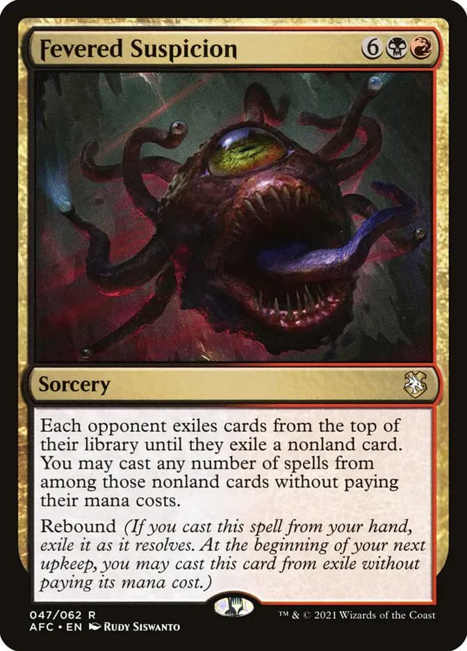 Card image of Fevered Suspicion