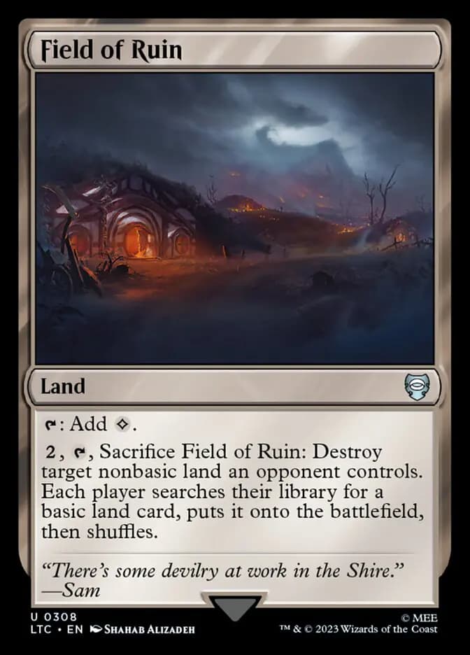 Card image of Field of Ruin