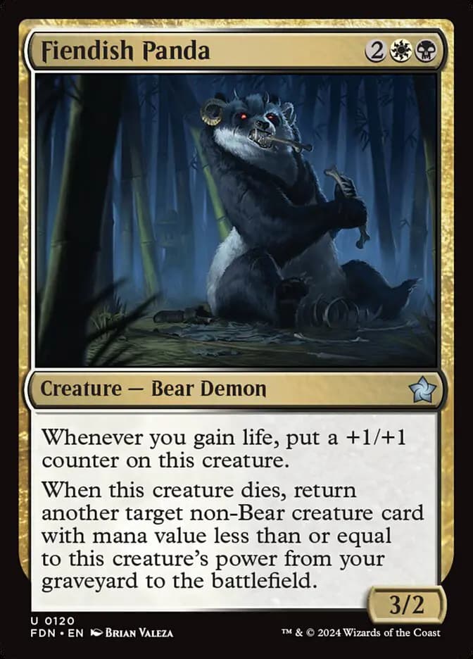 Card image of Fiendish Panda