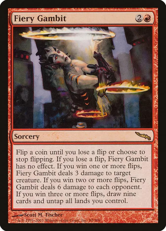 Card image of Fiery Gambit