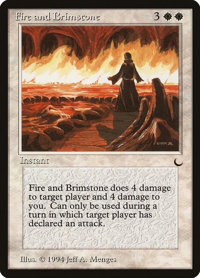 Card image of Fire and Brimstone