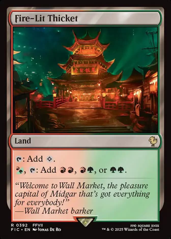 Card image of Fire-Lit Thicket
