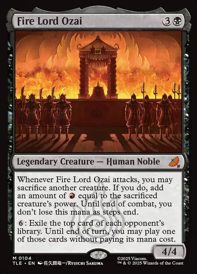 Card image of Fire Lord Ozai
