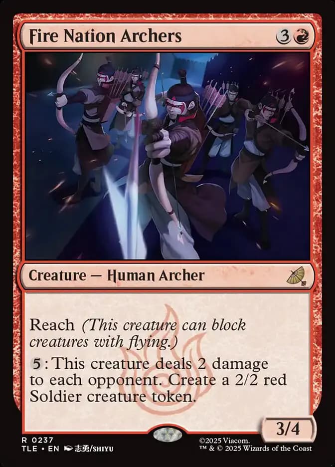 Card image of Fire Nation Archers