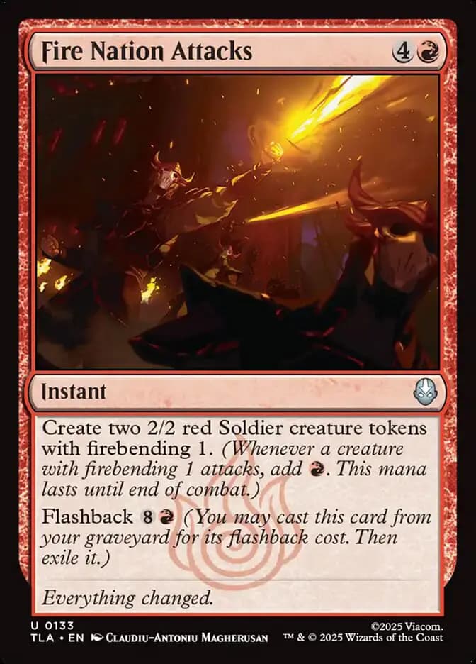 Card image of Fire Nation Attacks