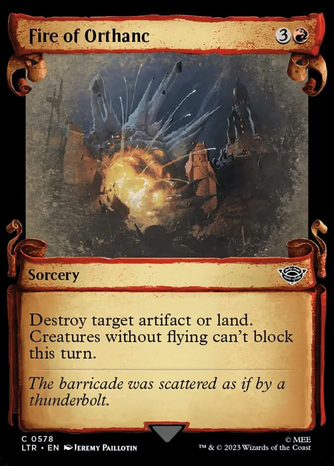 Card image of Fire of Orthanc