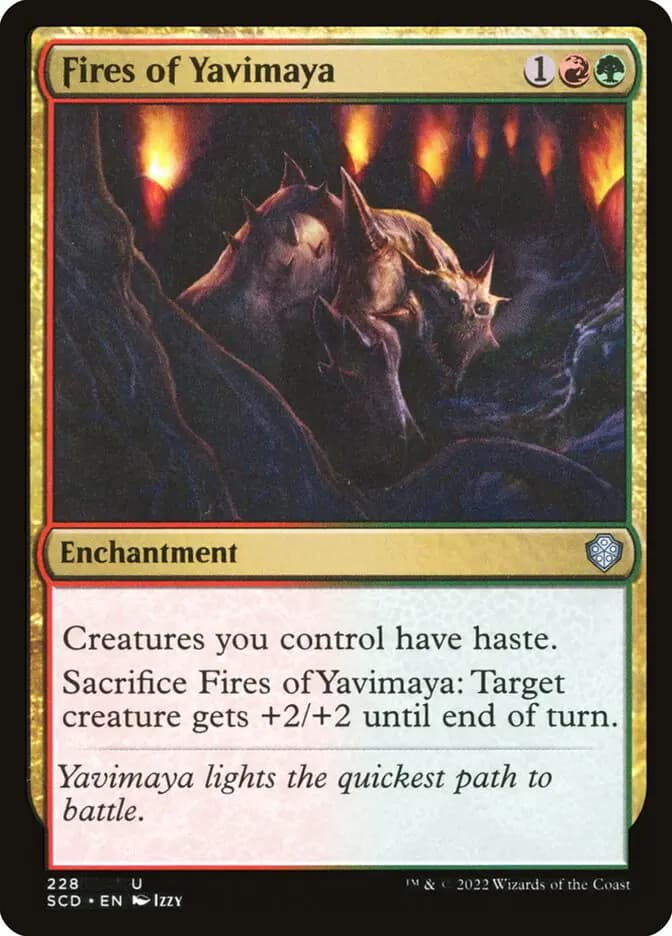 Card image of Fires of Yavimaya