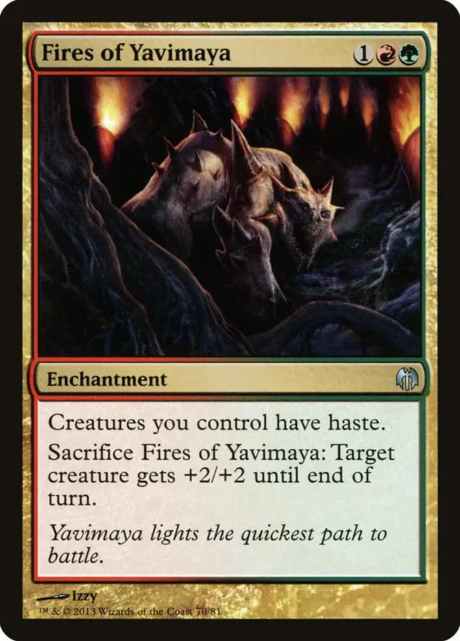 Card image of Fires of Yavimaya